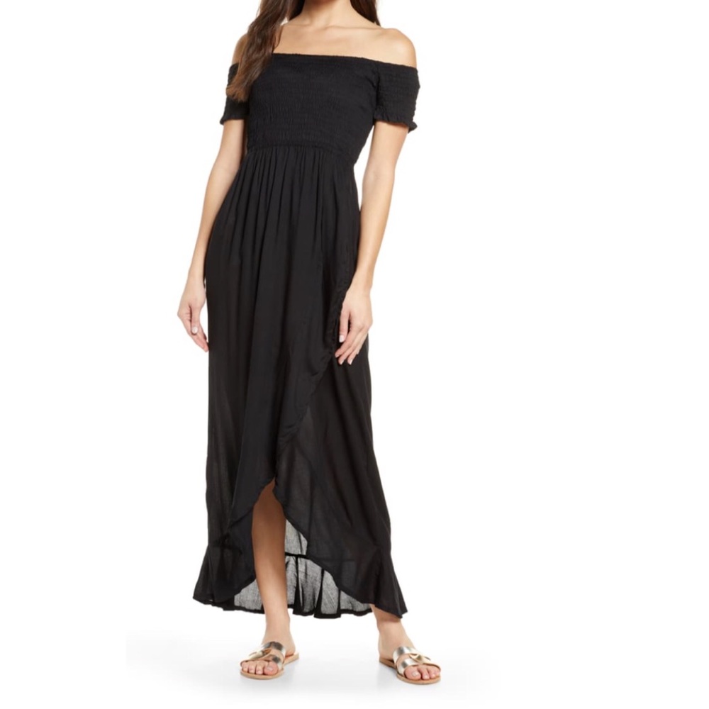 Tiare Hawaii- Cheyenne off the shoulder cover-up